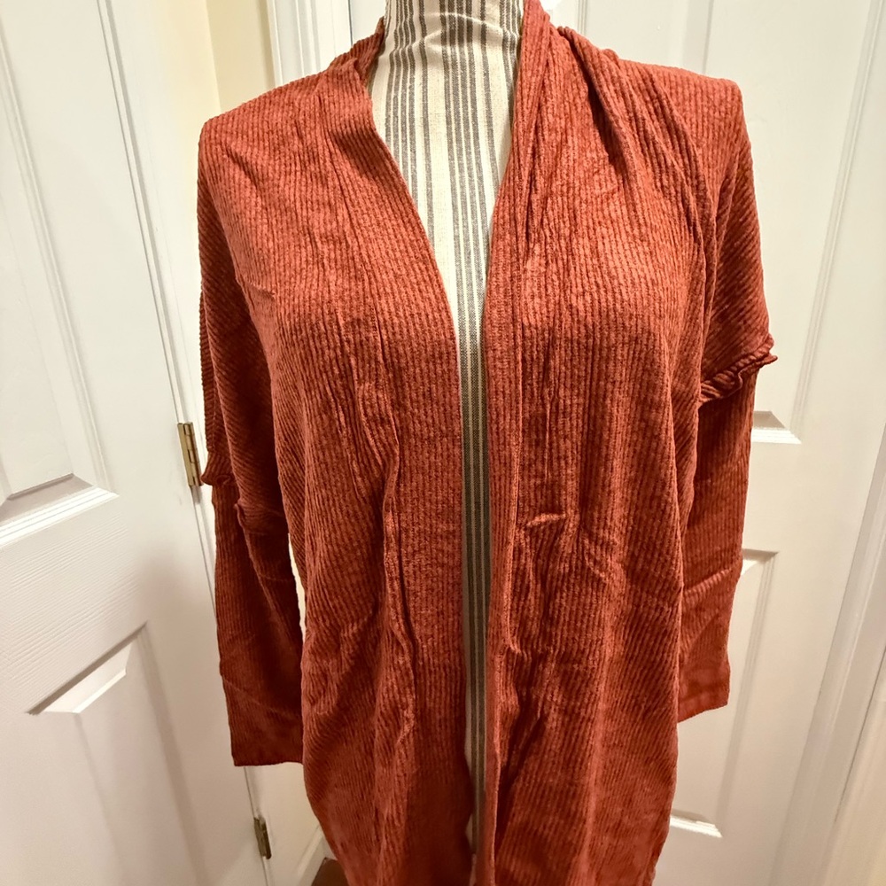 Agnes & Dora Ruffle Sleeve Knit Sweater NWT